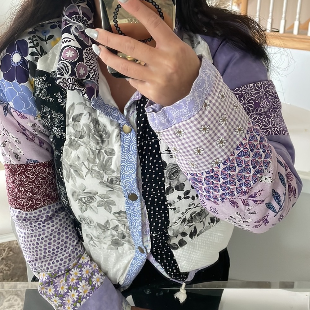 Patch work jacket - Picture 2 of 4